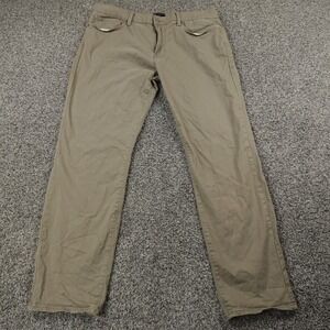 Lucky Brand Jeans Mens 38X32 Beige Brown Pants 121 Slim Straight Stretch Preppy